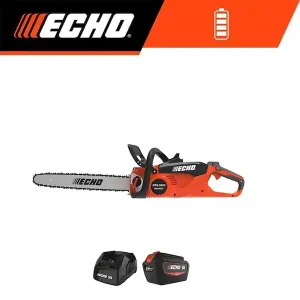 ECHO 56V Rear Handle Chainsaw With Battery & Charger
